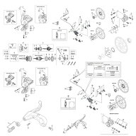 シマノ(SHIMANO)/サイクル EFCS501CB5C2L クランク 45T ガード付 (ダブル) 170mm ブラック 21925020