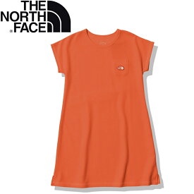 THE NORTH FACE(ザ・ノース・フェイス) Girl's ショートスリーブ ラッチ パイル ワンピース ティー ガールズ 150cm レトロオレンジ(RO) NTG32268