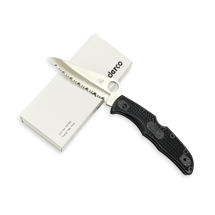 楽天市場】Spyderco(スパイダルコ) パシフィックソルト2 H-2 波刃 BK 