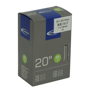 SCHWALBE(シュワルベ) 【2個セット】【正規品】チューブ 20インチ No.7 サイクル/自転車 7-AV