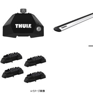 Thule(�X�[���[) �X�o�� �t�H���X�g(���[�t���[���Ȃ�)SK#�p ���[�t�L�����A�y3�_�Z�b�g�z/�E�B���O�o�[EVO �V���o�[ 7107+7113+THKIT7097