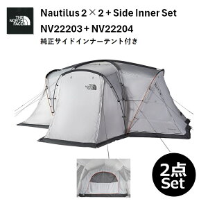THE NORTH FACE(�U�E�m�[�X�E�t�F�C�X) NAUTILUS 2×2(�m�[�`���X2×2)+SIDE INNER(�T�C�h�C���i�[)�y2�_�Z�b�g�z �����h�O���[(MG) NV22203+NV22204