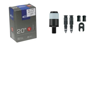 SCHWALBE(�V�������x) �y�Z�b�g�z�y���K�i�z�`���[�u 20�C���` No.7A + �V�������x�N���b�N�o���u ����40mm 20�C���` 28/37-451�A�� 7A-SV+SW-3542