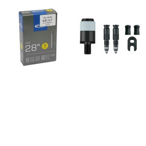 SCHWALBE(�V�������x) �y�Z�b�g�z�y���K�i�z�`���[�u 28�C���` No.15 + �V�������x�N���b�N�o���u ����60mm 700C 18/28-622�A�� 15-SVEL+SW-3542