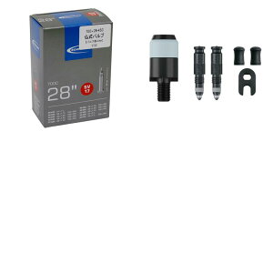 SCHWALBE(�V�������x) �y�Z�b�g�z�y���K�i�z�`���[�u 28�C���` 700C No.17 + �V�������x�N���b�N�o���u ����40mm 700C 28/47-622�A�� 17-SV+SW-3542