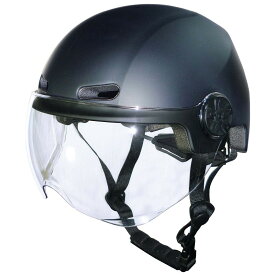 キャプテンスタッグ(CAPTAIN STAG) Cabeza(カベサ)シールド付ヘルメット 中学生～成人男性 SG製品 54～60cm マットブラック Y-6497