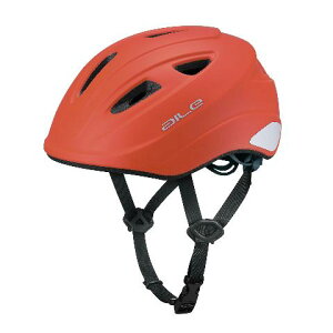 オージーケー カブト(OGK KABUTO) aile(エール) 児童用ヘルメット 自転車/サイクル M(54-56cm) マットフレアオレンジ