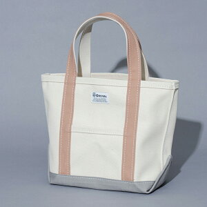 ORCIVAL(�I�[�V�o��) TOTE BAG SMALL(�g�[�g�o�b�O�E��) ONE SIZE ECRU×SMOKY PINK×GREY #OR-H0285 KWC