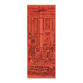 ファイヤーサイド(Fireside) ファイヤーサイド絵画手ぬぐい 薪ストーブ レッド レッド 82013