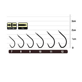 オーナー針 OH鯉スレ(糸付) 8号-2 黒 20180