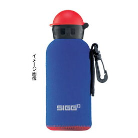 SIGG(シグ) ネオプレンボトルカバー キッズ 0.4L用 ブルー×レッド 00090050