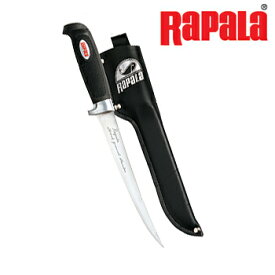 Rapala(ラパラ) フィレナイフ ソフトグリップ シース&シャープナー付 刃15cm 6インチ BP706SH1