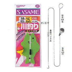 ささめ針(SASAME) 川釣り玉ウキ 3号 青 W-720