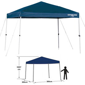 キャプテンスタッグ(CAPTAIN STAG) クイックシェード 300UV キャリーバッグ付 300×300 ネイビー M-3276 大型便
