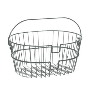 RIXEN&KAUL(リクセンカウル) 【正規品】ニューワイヤーバスケット フロントバスケット 前カゴ サイクル/自転車 16L SIL(シルバー) RK-KF805W-SIL