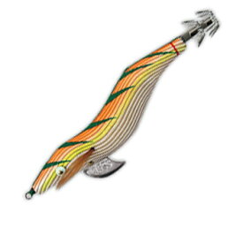 林釣漁具製作所(はやしつりぎょぐせいさくしょ) 餌木猿 スーパーシャロー 3.5号 銀朱 ホロテープ