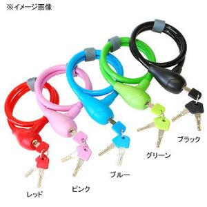 PALMY(パルミー) ワイヤーロック P-4505 カギ/サイクル/自転車 700mm レッド YD-900