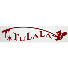 TULALA(ツララ) カッティングステッカー 60×235mm バーガンディ