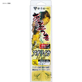 がまかつ(Gamakatsu) お墨付きアオリイカ仕掛 はねあげ式 鈎2L/ハリス4 グリーン IK103