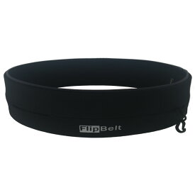 FLIPBELT(フリップベルト) スポーツウエストポーチ ランニングポーチ L JET BLACK