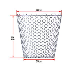 プロックス(PROX) 交換用ラバーランディングネット 19型45cm クリアー PX89419C45