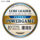 東レモノフィラメント(TORAY) パワーゲーム ルアーリーダー フロロ 30m 12号/40lb ナチュラル S75G