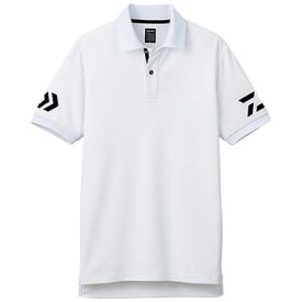 ダイワ(Daiwa) DE-7906 半袖ポロシャツ 2XL ホワイト×ブラック 04518863