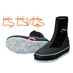 FIELDX-TREAMER ウエットシューズ 先丸 L ブラック FX-252