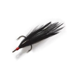 メガバス(Megabass) SLOWL FEATHER HOOK(スロウフェザーフック) #1 ブラック