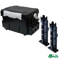 メイホウ(MEIHO) 明邦 ★バケットマウスBM-7000+ロッドスタンド BM-250 Light 2本組セット★ 28L ブラッ…