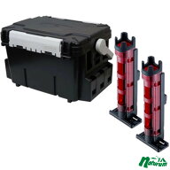 メイホウ(MEIHO) 明邦 ★バケットマウスBM-7000+ロッドスタンド BM-250 Light 2本組セット★ 28L ブラッ…