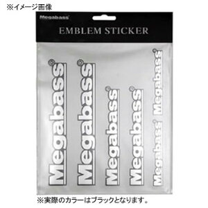 ���K�o�X(Megabass) EMBLEM STICKER �u���b�N 00000039854