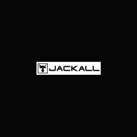 ジャッカル(JACKALL) JKカッティングステッカー 長方形 M ブラック