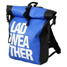 LAD WEATHER(ラドウェザー) 防水リュックサック 25L 25L 03(ブルー×ホワイト) ladbag002blwh