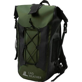 LAD WEATHER(ラドウェザー) 防水リュックサック 40L 40L 02(カーキ×グレー) ladbag003khgy