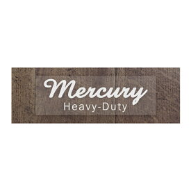 MERCURY(マーキュリー) ステッカー 13.8×4.5 WHITE ME044761