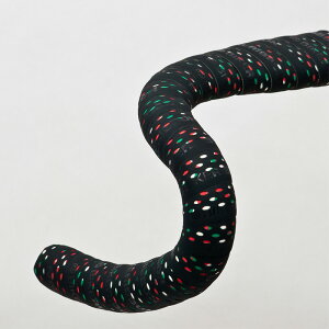 BIKE RIBBON(バイクリボン) ドロップス グリップ/バー/ハンドル/テープ/サイクル/自転車 210×3cm ブラック×イタリア BR-SC/DR40