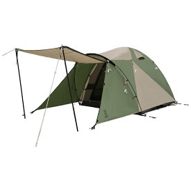 【クーポンあり！7/15まで】 DOD(ディーオーディー) ザ・テント L タン×カーキ T5-624-KH