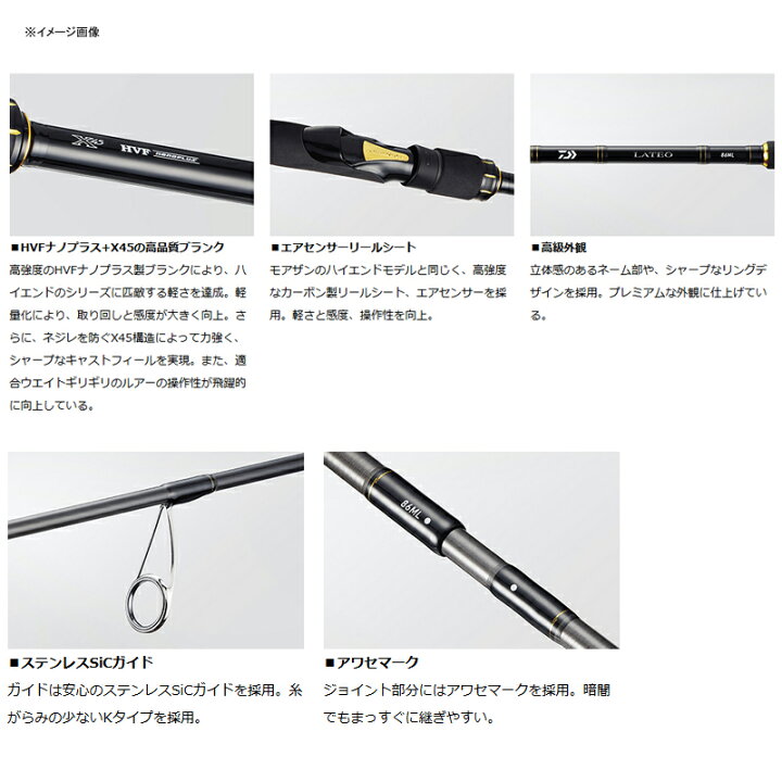 楽天市場 ダイワ Daiwa ラテオ 96m R 個別送料品 大型便 ナチュラム 楽天市場支店
