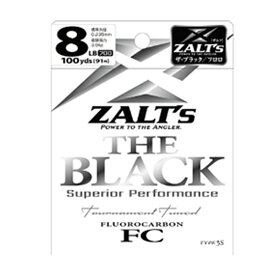 【店内ポイント最大+28倍】 ラインシステム ZALT's THE BLACK(ザルツ ザ ブラック) フロロカーボン 91m 1.5号/6LB ナチュラル Z3106B