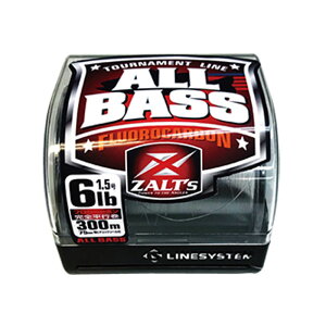ラインシステム ZALT's ALL BASS(ザルツ オールバス) フロロカーボン 300m 3号/12LB ナチュラル L3112G