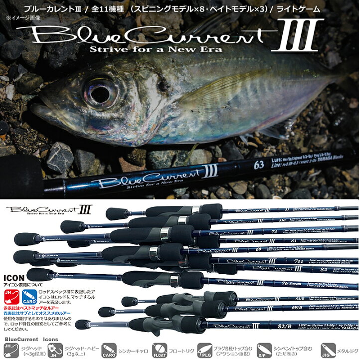 楽天市場 Yamaga Blanks ヤマガブランクス Bluecurrent Iii ブルーカレントiii 510 ナチュラム 楽天市場支店