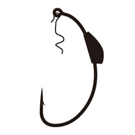 RYUGI(リューギ) ヘビーウェイテッドピアス 3/0 TCブラック HHP088