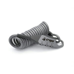 crops(クロップス) 【正規品】Q5 COCON 鍵 キー サイクルロック カギ/自転車 グレー CP-SPD09-CCN-17