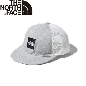 THE NORTH FACE(ザ・ノース・フェイス) 【24春夏】K SQUARE LOGO MESH CAP(キッズ スクエアロゴメッシュキャップ) KF ミックスグレー(Z) NNJ02001