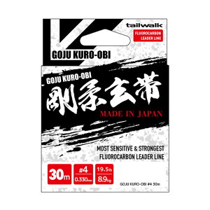 �e�C���E�H�[�N(tail walk) GOJU KURO-OBI(���_ ����) 30m 6��/28lb
