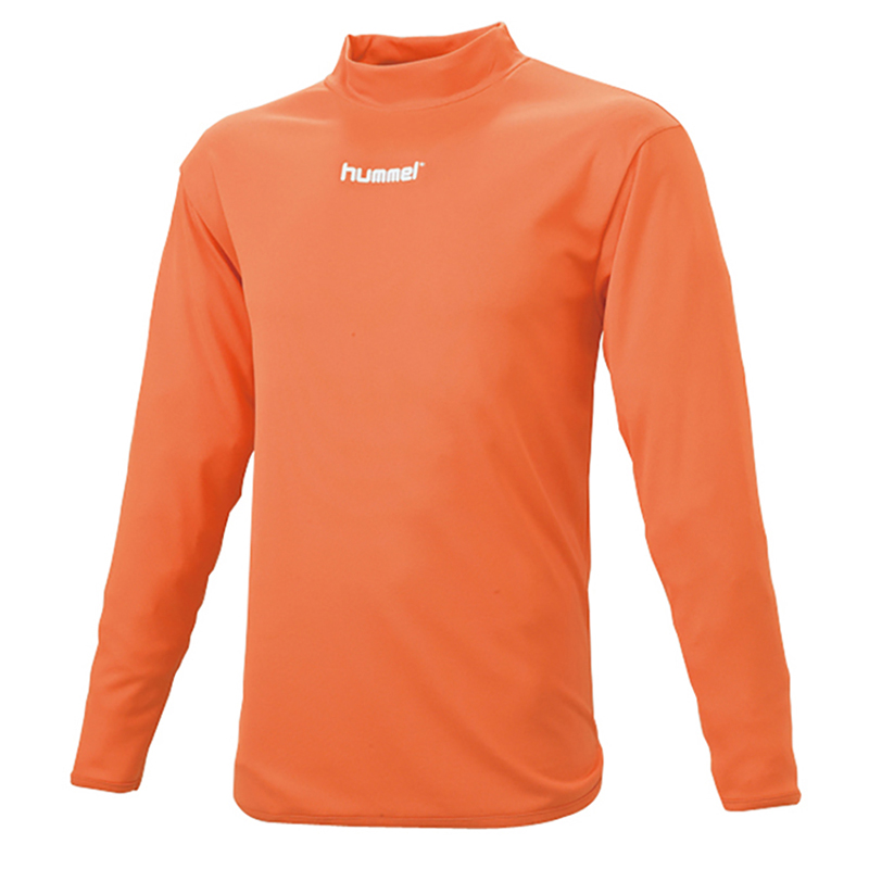 市場】hummel(ヒュンメル) ジュニアハイネックインナーシャツ 130 35(オレンジ) HJP5139 : ナチュラム 市場支店