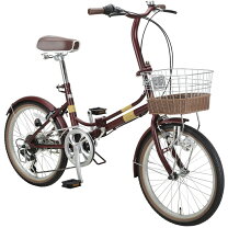 楽天市場】20インチ 折りたたみ自転車 6段変速（ブランドキャプテン 