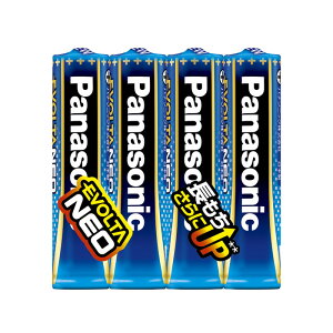 パナソニック(Panasonic) 乾電池エボルタネオ単4形4本パック ブルー LR03NJ/4SE