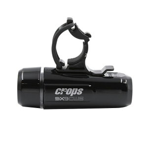 crops(�N���b�v�X) ���]�ԃw�b�h���C�g(�o�b�e���[��) SX9CWS 2000CD 100���[���� �u���b�N C1S03-01-9725